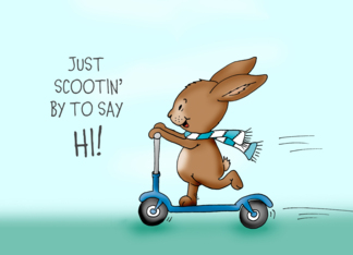 Just scootin' by to...