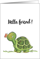 Hello Friend Turtle!...