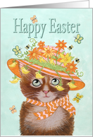 Happy Easter, Cat in...