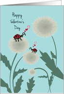 Valentine’s Day Dandy Lady Bugs card