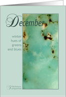 Turquoise December...