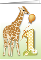 Giraffe and Balloon...