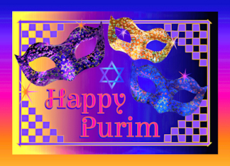 Happy Purim Masks...