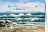 To Grandson Happy...