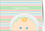 Happy Birthday Baby! From Babysitter card