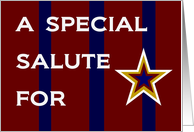 A Special Salute for...