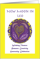 New Moon in Leo...