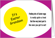 It's Easter Grandson...