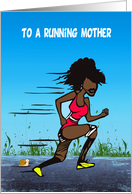 Running mother...