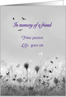 In memory of friend,...