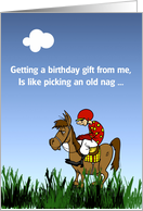 Birthday horse...