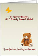 Child remembrance...