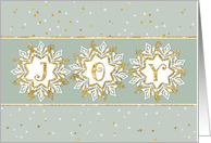 Christmas Card - JOY...