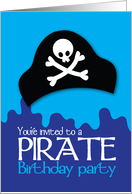 You’re invited to a Pirate Birthday party card