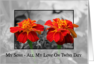 Twins Day - My Sons ...