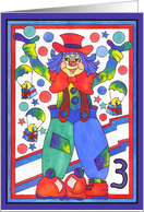 Colorful Clown with...
