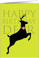 happy birthday deer