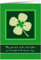 Luck of the Irish,...