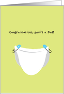 Congratulations on Becoming a Dad, Father, Alot of Changes, Baby Boy card