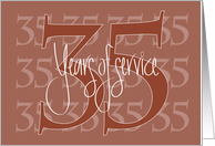 Hand Lettered 35th...