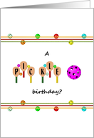 Pickleball Birthday...