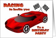 Race Car Birthday...