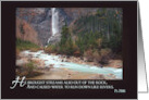 God’s Creation in Streams from Rock Scripture Note card