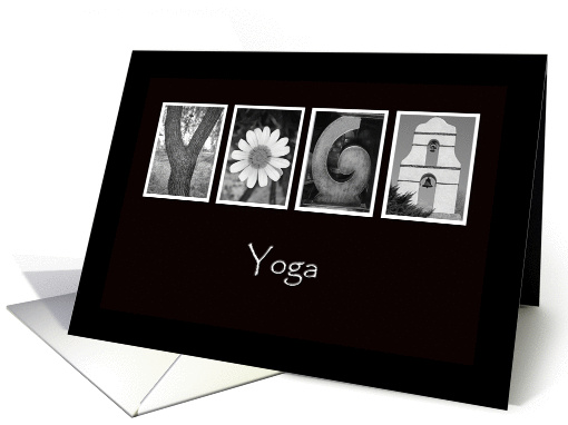 Yoga - Thank You - Alphabet Art card (860456)