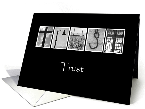 Trust - Inspirational - Alphabet Art card (873912)