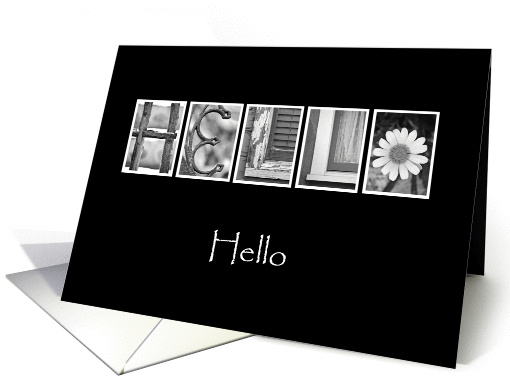 Hello - Alphabet Art card (882320)