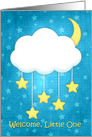 Cloud Mobile Welcome Baby card