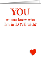 A Sweet and Sexy Reminder To the One You Love card