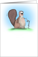 Cute Cartoon Beaver...