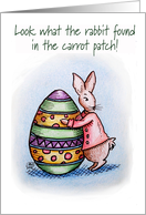 Easter bunny card...