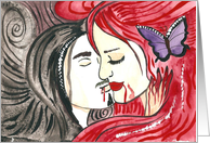 Vampire kiss...
