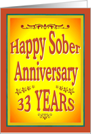 33 YEARS Happy Sober...