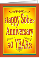 50 YEARS Happy Sober...