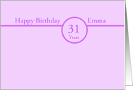 Happy Birthday Emma...