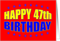 Happy 47th Birthday