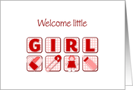 Girl's pink icons-...