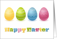 four Easter eggs...