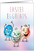 Easter Eggheads Card