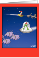 Alien Santa Humor...