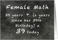 Female Math 39th...