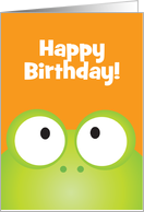 Frog Birthday Card