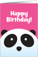 Panda Birthday Card