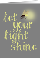 Firefly Light Encouragement card