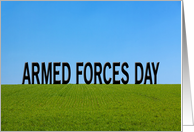 For Armed Forces Day...