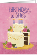 Birthday Wishes Cake...