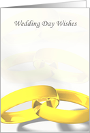 Golden rings wedding...